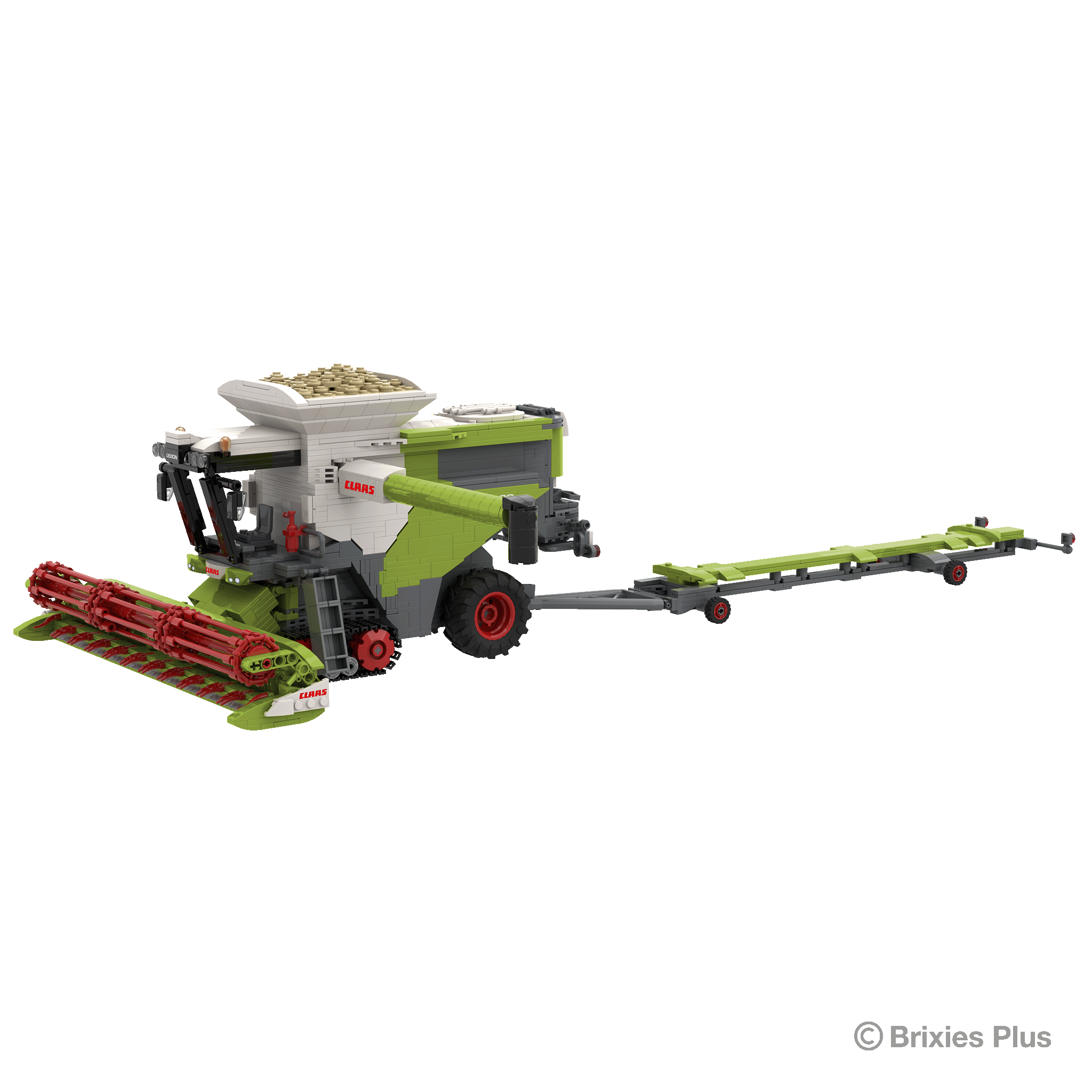 BRIXIES Plus CLAAS LEXION 8900 TERRA TRAC Mähdrescher mit Anhänger - Bild 9