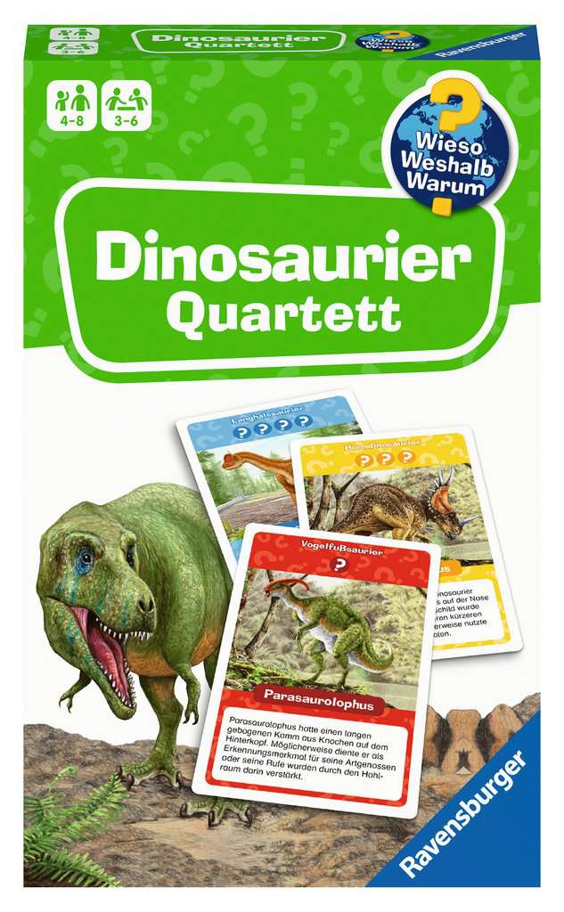 Wieso Weshalb Warum :  Dinosaurier Quartett 22.259 - Bild 1