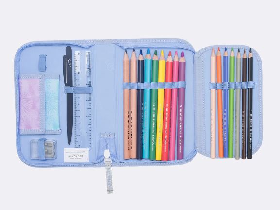 Beckmann Schulrucksack Classic 6-teiliges Set Seashell - Bild 6