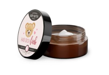 Geschenk für Dich Bodybutter Hab dich Lieb Teddybär - Bild 1