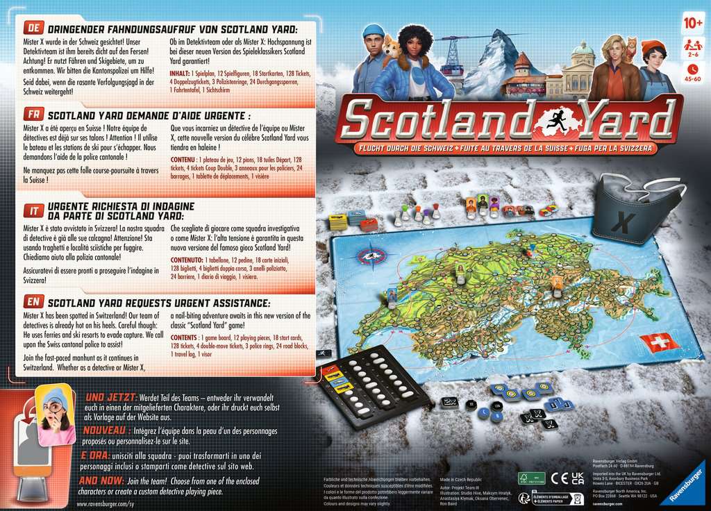 Scotland Yard Flucht durch die Schweiz 22.499 - Bild 3