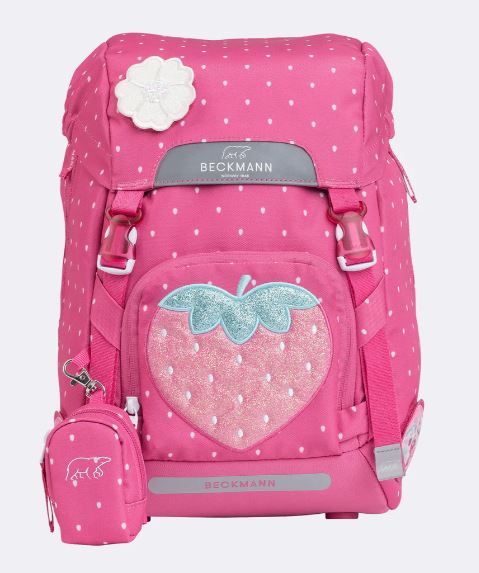 Beckmann Schulrucksack Classic 6-teiliges Set Strawberry - Bild 2