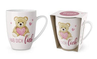 Geschenk für Dich Becher Hab dich Lieb Teddybär 250ml