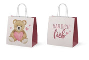 Geschenk für Dich Geschenktüte klein Hab dich Lieb Teddybär