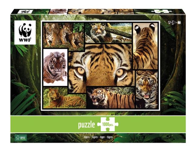WWF Puzzle 1000 Teile Tiger - Bild 1