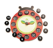 Tender Leaf Toys Lernuhr Marienkäfer