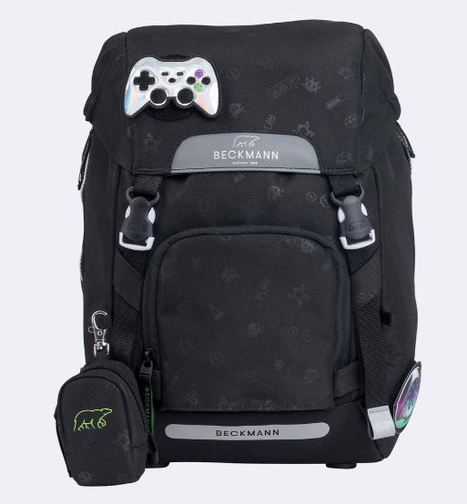 Beckmann Schulrucksack Classic 6-teiliges Set Pixel - Bild 10