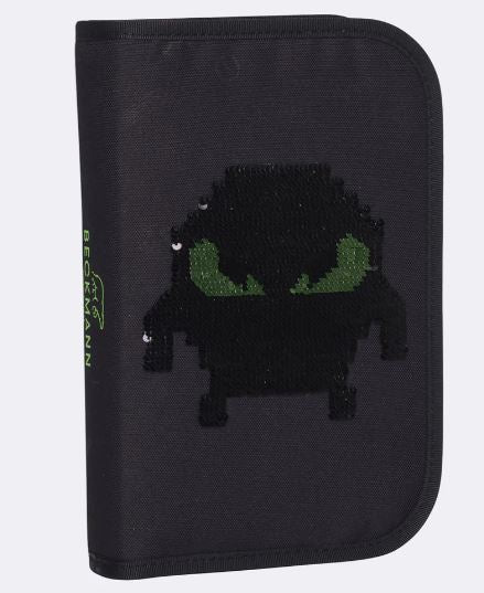 Beckmann Schulrucksack Classic 6-teiliges Set Pixel - Bild 5