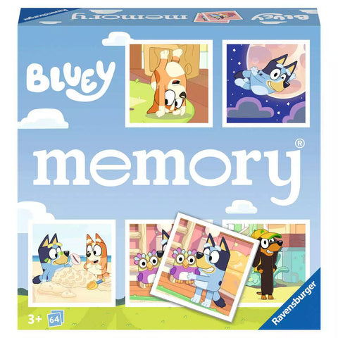 Verpackung Ravensburger memory Bluey 22646 mit 64 Karten