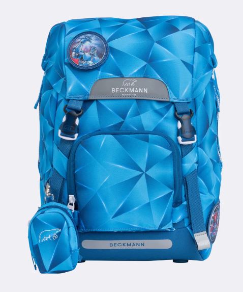 Beckmann Schulrucksack Classic 6-teiliges Set Blue Lightning - Bild 10