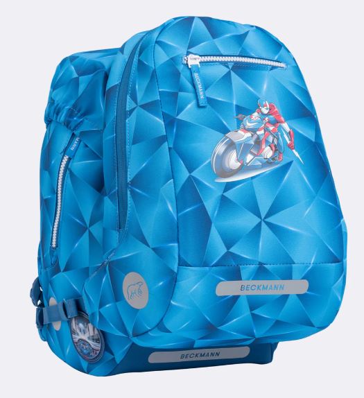 Beckmann Schulrucksack Classic 6-teiliges Set Blue Lightning - Bild 3