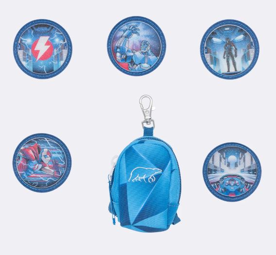 Beckmann Schulrucksack Classic 6-teiliges Set Blue Lightning - Bild 11
