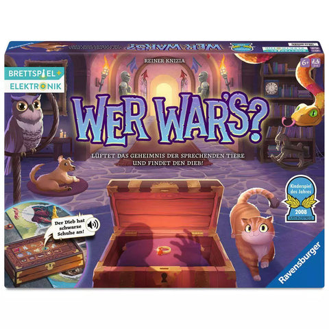 Verpackung Ravensburger Wer war's? 23494 mit Schatztruhe