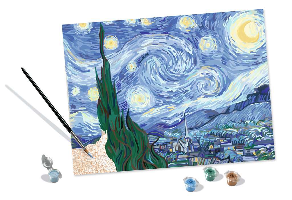 Creart ART Collection: Starry Night (Van Gogh) 40 x 30 cm 23.518 - Bild 3