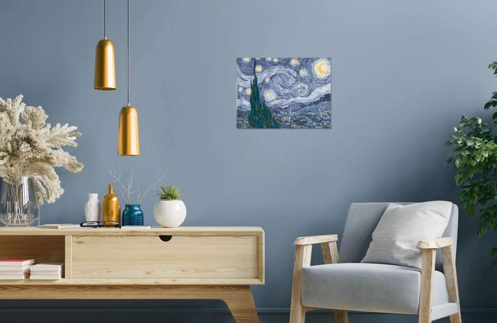 Creart ART Collection: Starry Night (Van Gogh) 40 x 30 cm 23.518 - Bild 4
