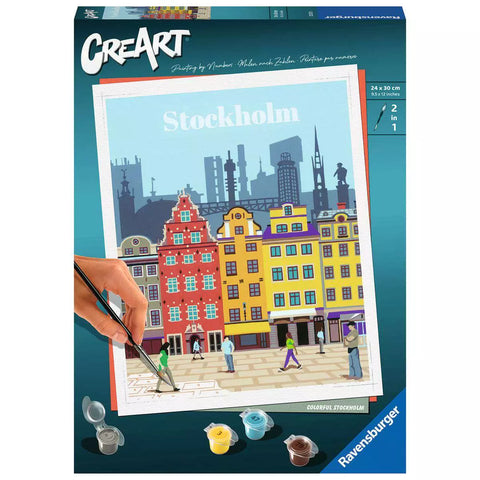 CreArt Colorful Stockholm 23520 Verpackung, Malen nach Zahlen