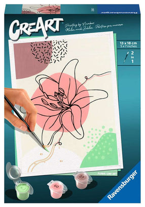 Creart Floral Line Art 23.542