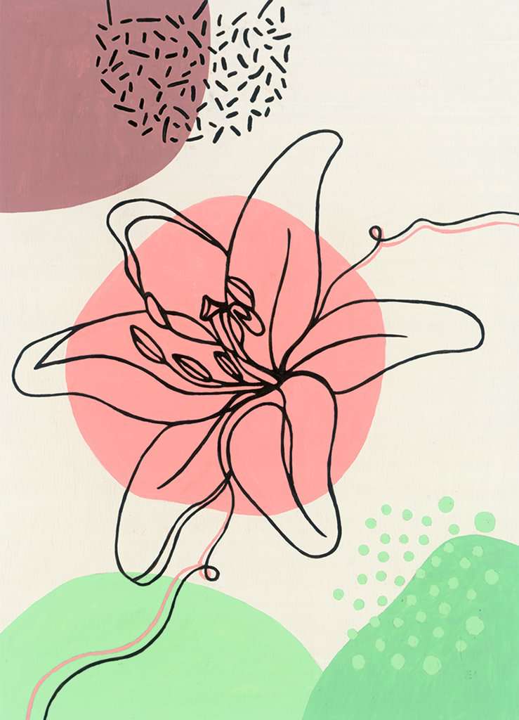 Creart Floral Line Art 23.542 - Bild 2