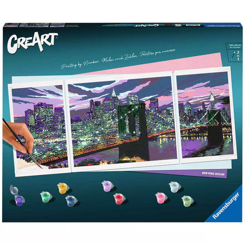 Verpackung CreArt New York Skyline 23551, Triptychon