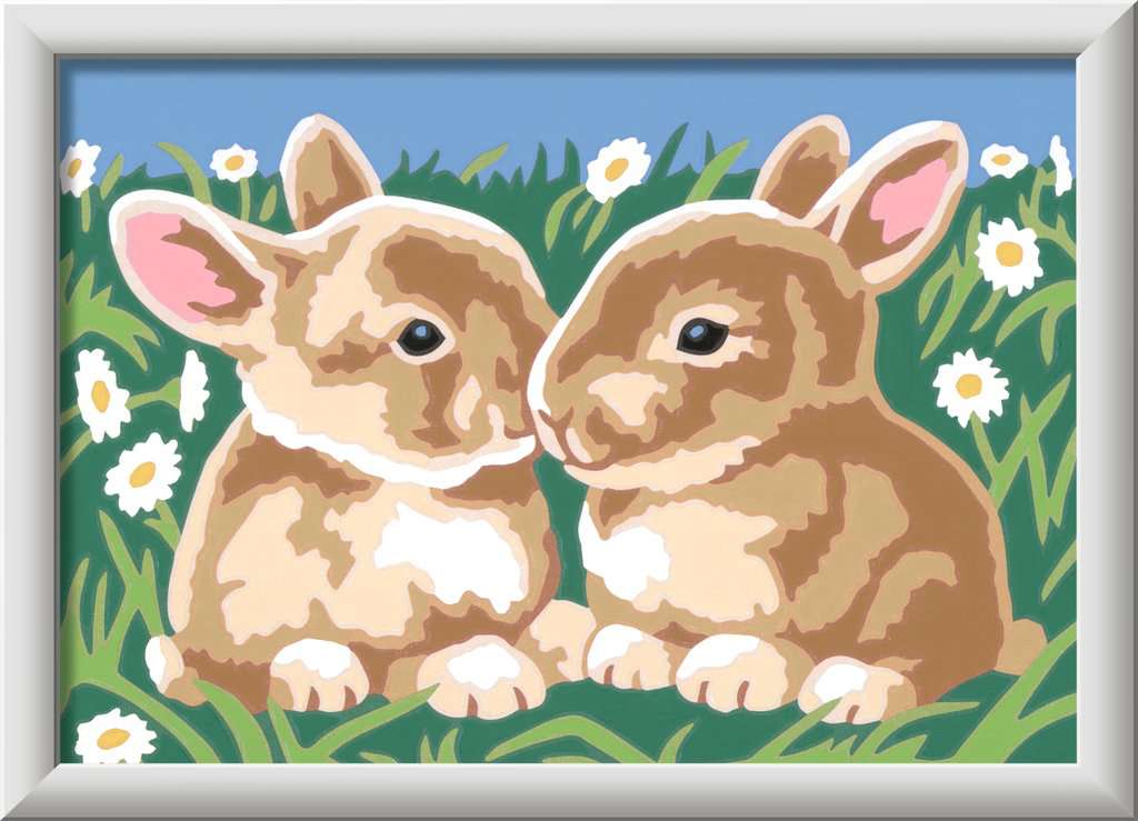 CreArt Fluffy Bunnies 18x13cm 23.563 - Bild 2