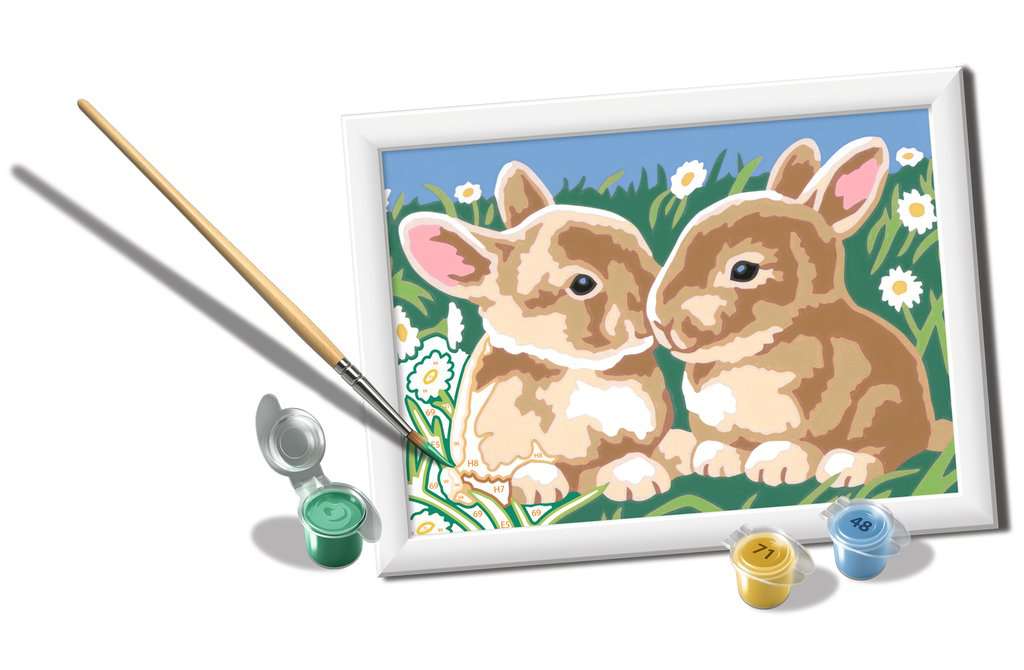 CreArt Fluffy Bunnies 18x13cm 23.563 - Bild 3