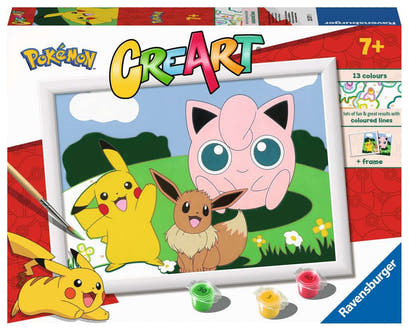 Verpackung CreArt Malen nach Zahlen «Pokémon Classics» 23571