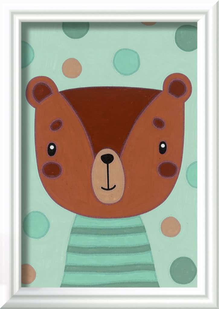 CreArt Happy Cute Bear 8,5x12cm 23.603 - Bild 2