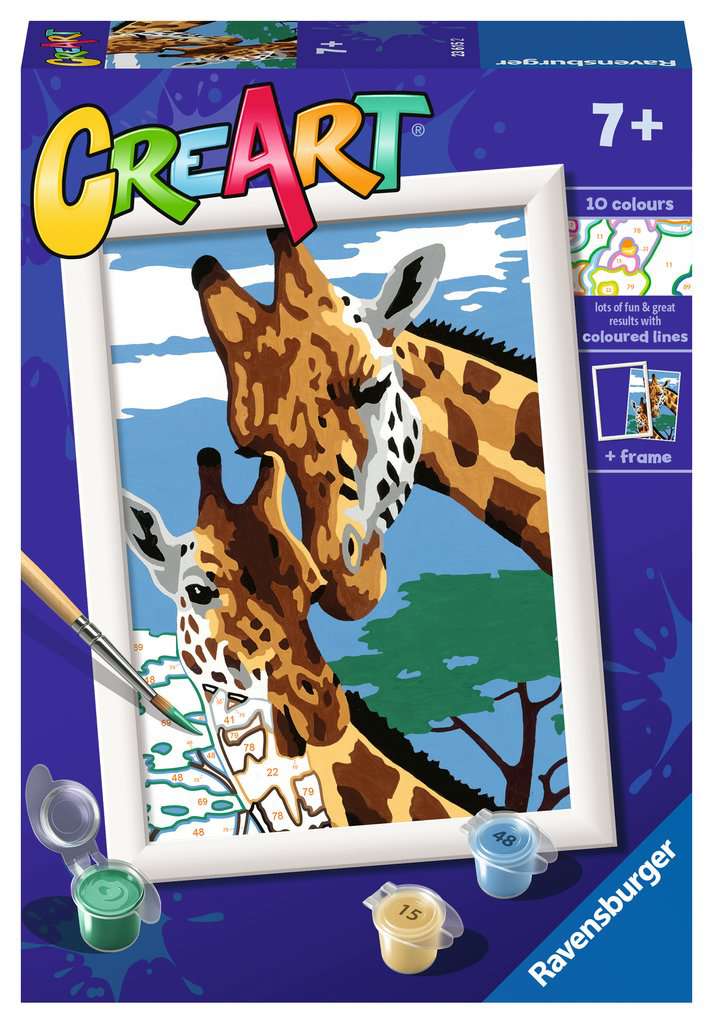 CreArt Cute Giraffes 18x13cm 23.615 - Bild 1