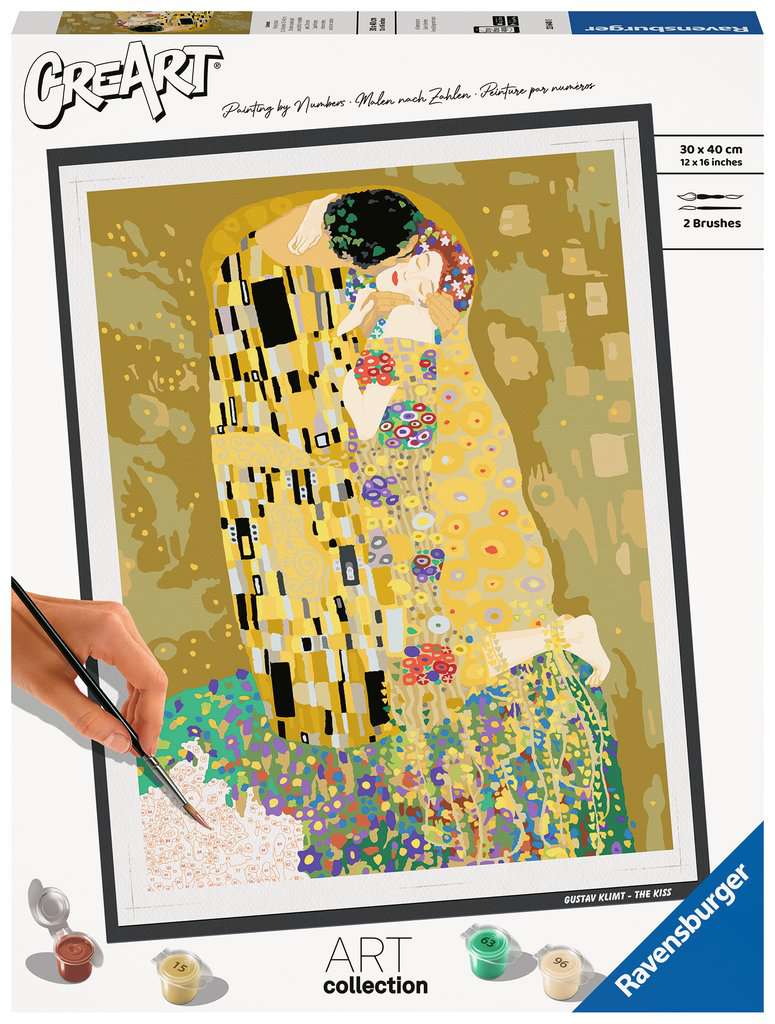 Creart ART Collection: The Kiss (Klimt) 40 x 30 cm 23.648 - Bild 1