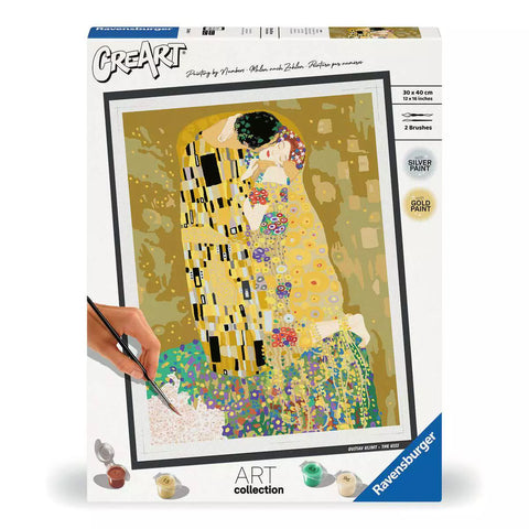 CreArt Der Kuss (Klimt) 23648 Verpackung, Malen nach Zahlen ART Collection