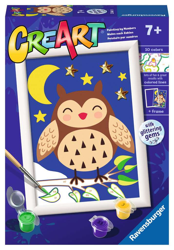 CreArt Cute Owl 13x18 cm 23.661 - Bild 1