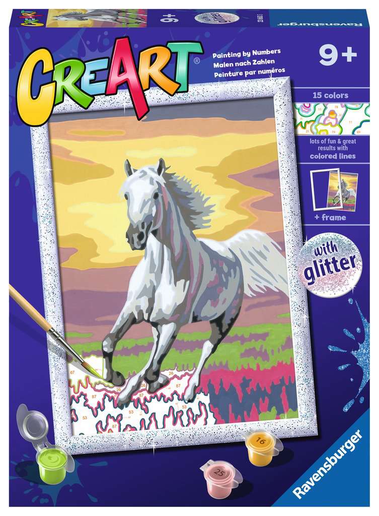 Creart Horse at Sunset 18x24cm 23.663 - Bild 1