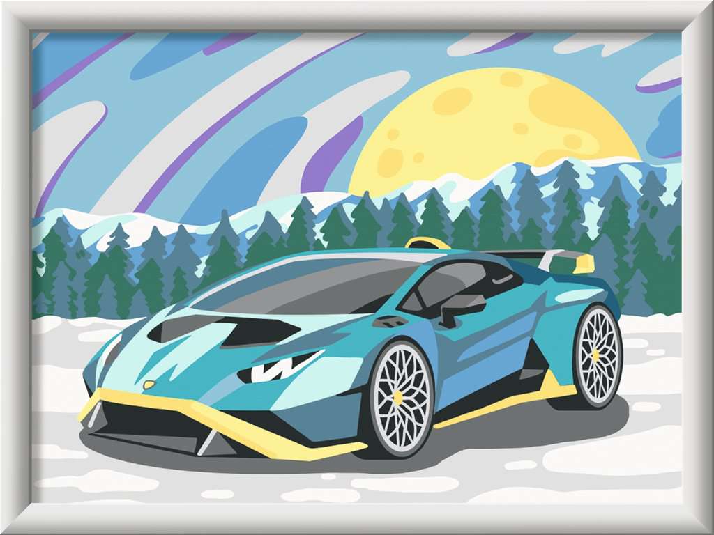 Creart Blue Lamborghini 24x18cm 23.664 - Bild 2