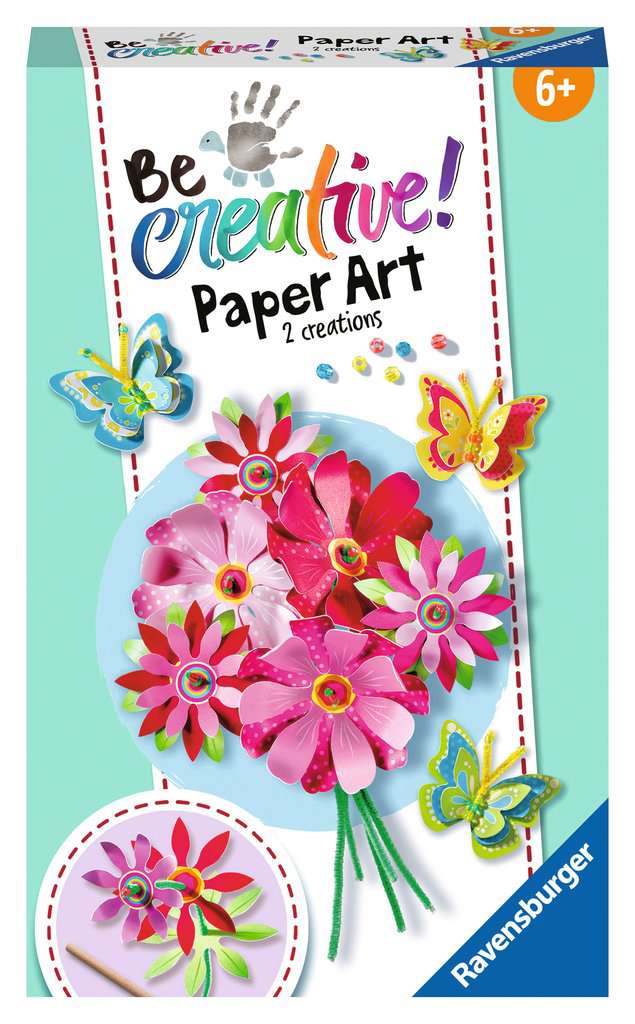 Be Creative Paper Art Flowers & Butterfly 23.678 - Bild 1