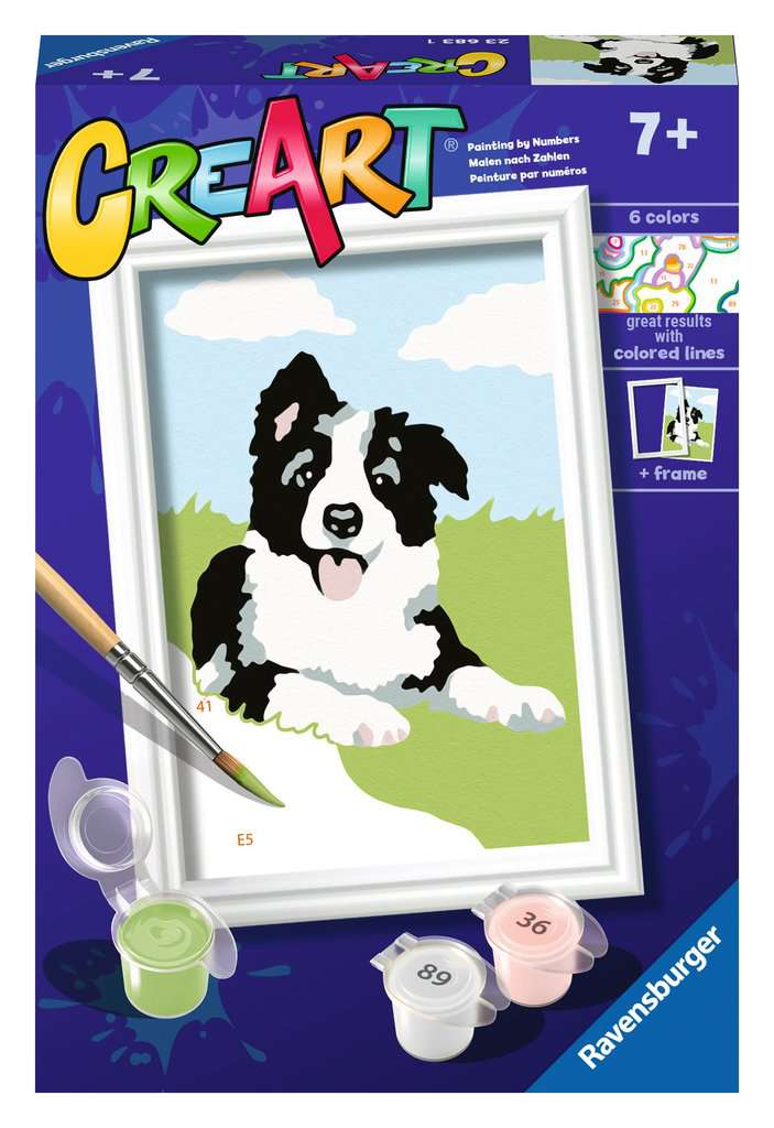 CreArt Border Collie 8,5x12cm 23.683 - Bild 1
