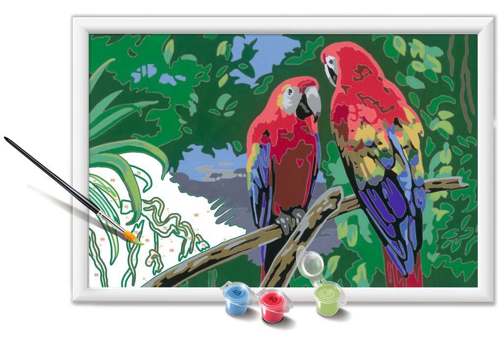 Creart Bunte Papageien 31x21cm 23.684 - Bild 3