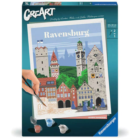 CreArt Farbenfrohes Ravensburg 23685: Verpackung Malen nach Zahlen