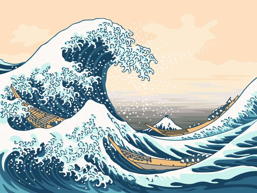 Creart ART Collection: Die grosse Welle vor Kanagawa 40x30cm 23.690 - Bild 2