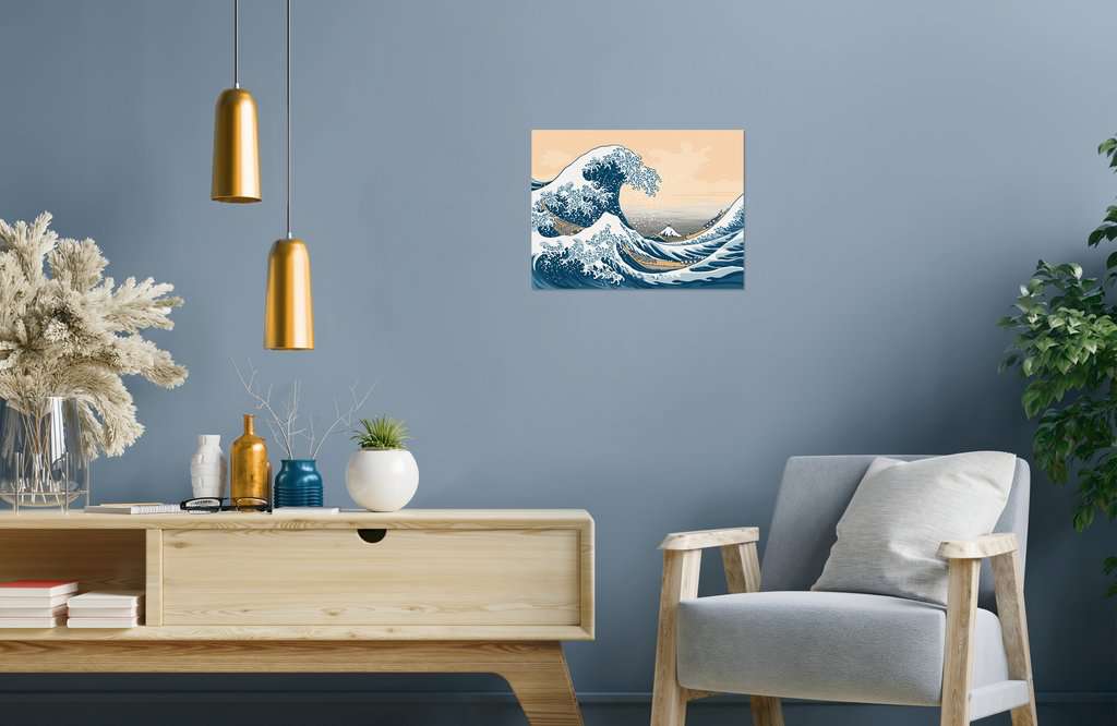 Creart ART Collection: Die grosse Welle vor Kanagawa 40x30cm 23.690 - Bild 4