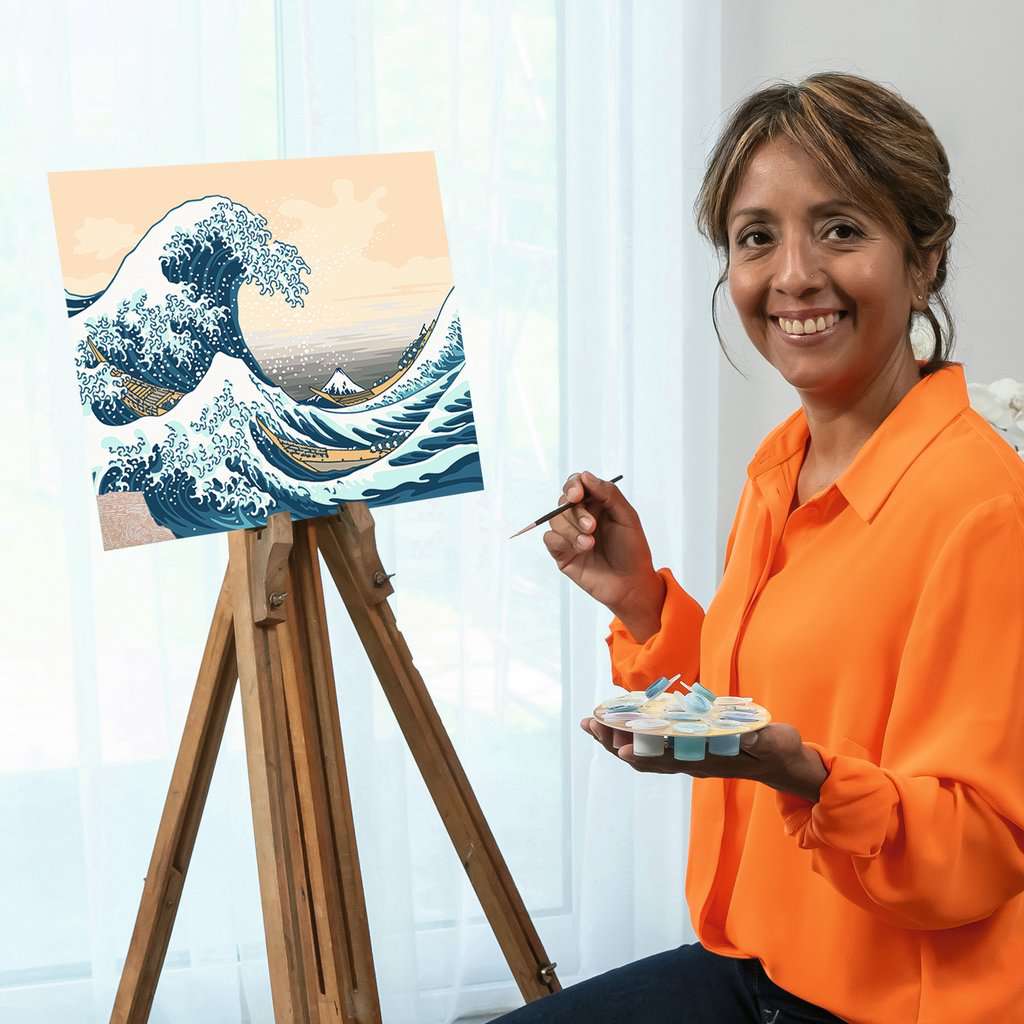 Creart ART Collection: Die grosse Welle vor Kanagawa 40x30cm 23.690 - Bild 5