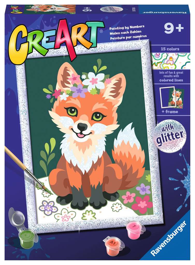 Creart Flower Fox 18x24cm 23.725 - Bild 1