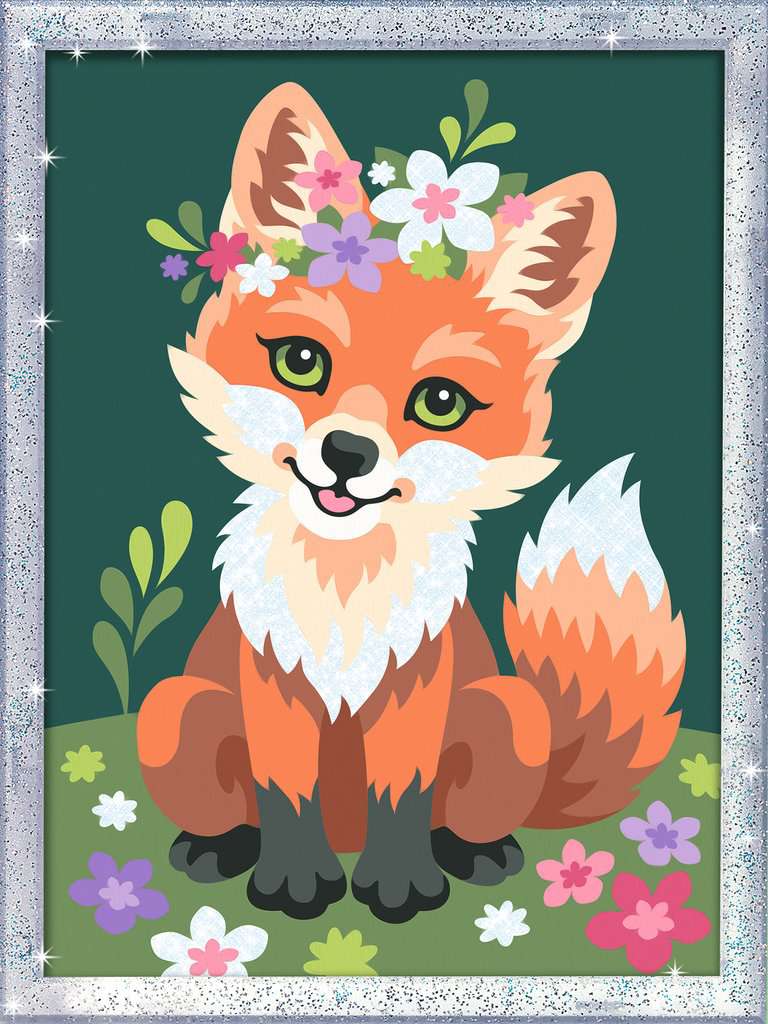 Creart Flower Fox 18x24cm 23.725 - Bild 2