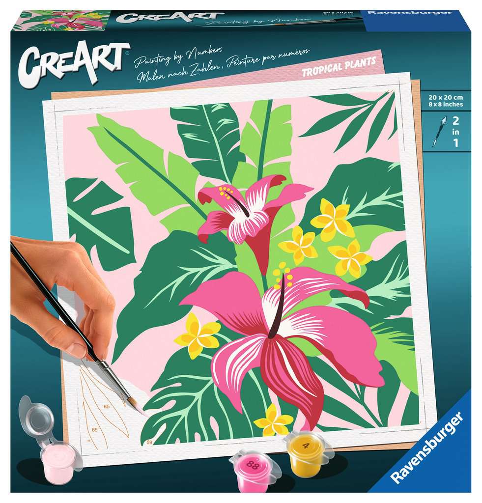 Creart Tropical Plants 20x20cm 23.728 - Bild 1
