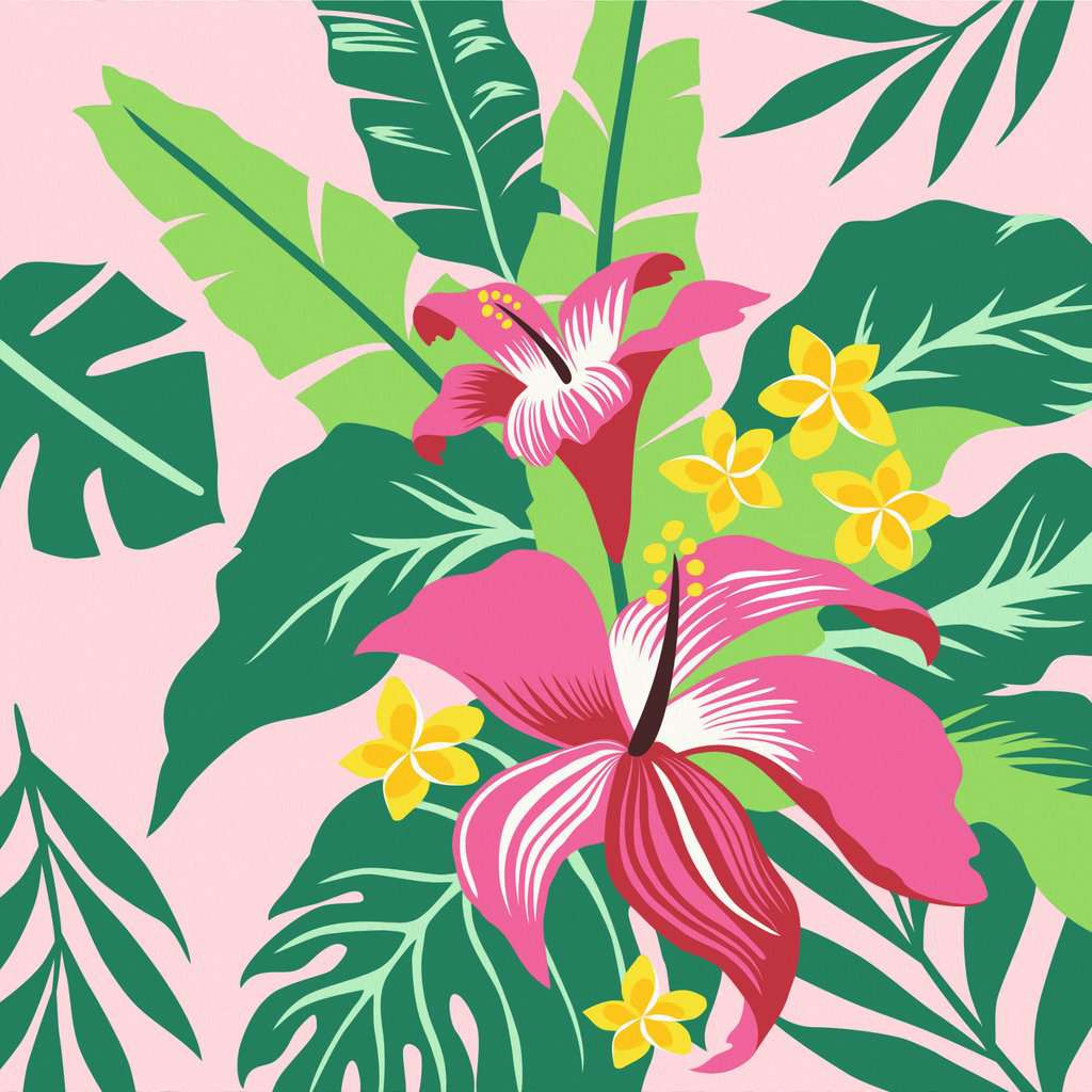 Creart Tropical Plants 20x20cm 23.728 - Bild 2