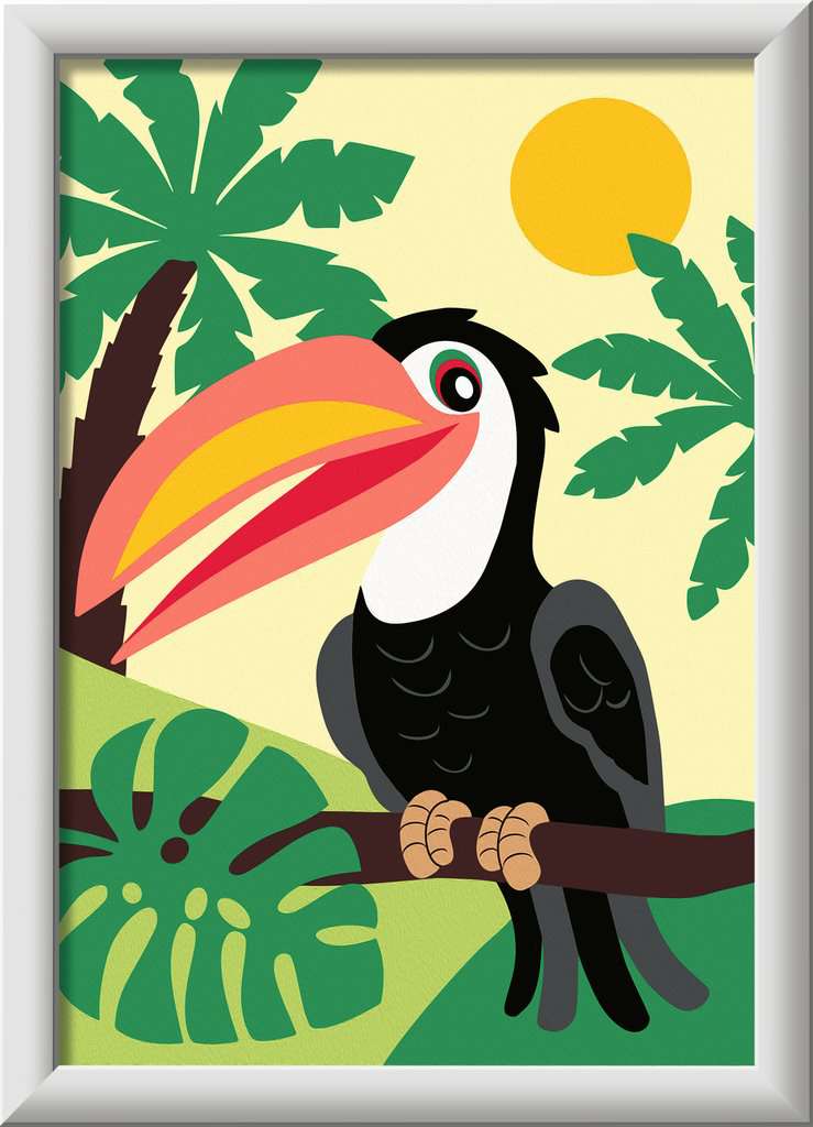 CreArt Toucan in Jungle 13x18cm 23.760 - Bild 2