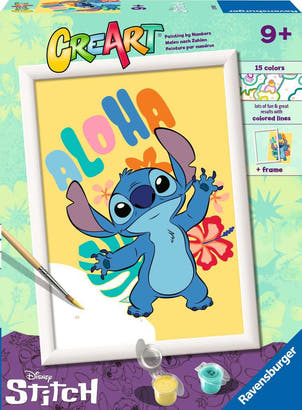 Ravensburger CreArt Aloha Stitch 23769, Verpackung mit Disney Stitch