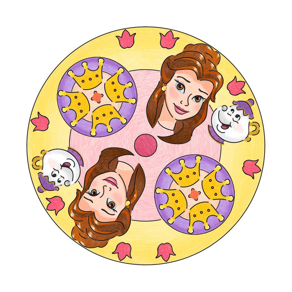 Mandala Designer Midi Disney Prinzessinnen 23.847 - Bild 7