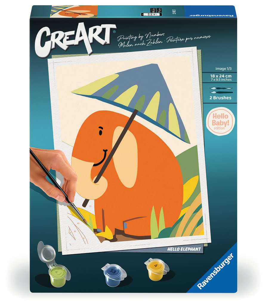 Creart Hallo Elefant 18x24cm 23.902 - Bild 1