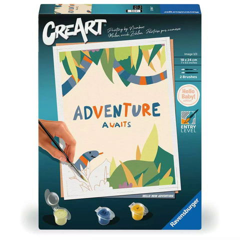 Verpackung CreArt Hallo neues Abenteuer 23904 mit Motiv Adventure Awaits
