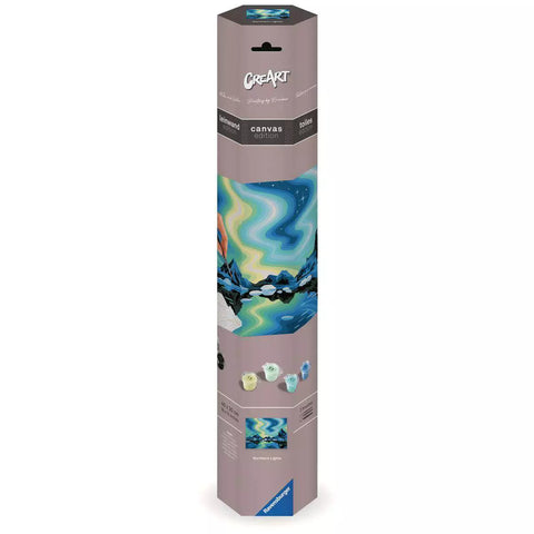 Röhrenverpackung CreArt Leinwand Nordlichter 23907